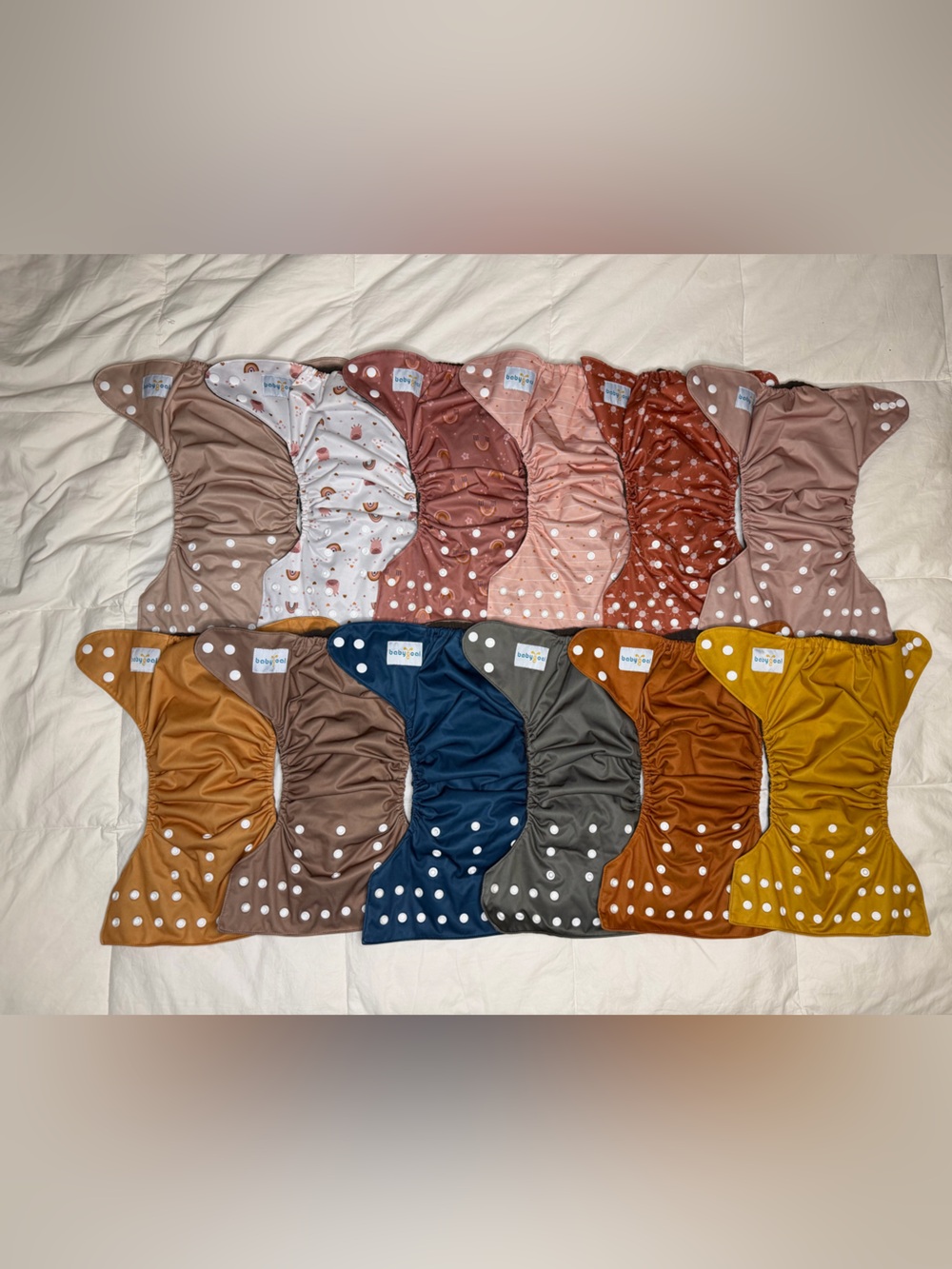 Babygoal Reusable Kids Cloth Diapers and Inserts